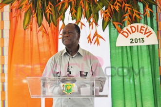 Côte dÂ’Ivoire : Depuis Didiévi, Ouattara tend la main à  lÂ’opposition